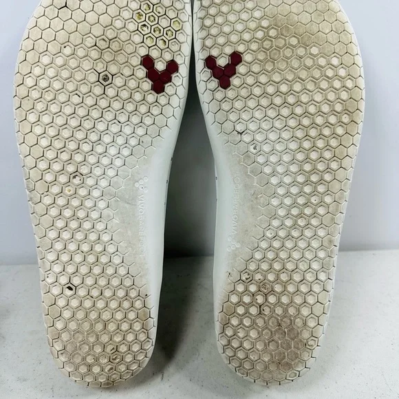 Vivobarefoot Men's Primus Lite III Trainers Shoes Bright White Size44-10,5